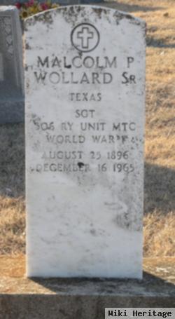 Malcolm P. Wollard, Sr