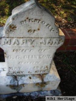 Mary Ann Carnes Clinton