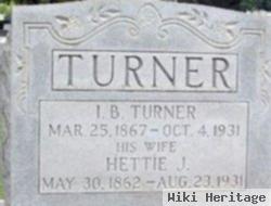 Hettie J Sanger Turner