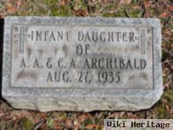 Infant Daughter Archibald