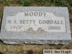 Mary Elizabeth "betty" Goodale Moody