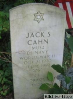 Jack S Cahn