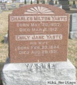 Charles Milton Yaste