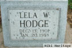 Mary Lela Wilfong Hodge