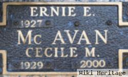 Ernie E Mcavan