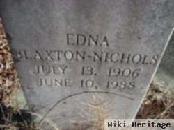 Edna Blaxton Nichols