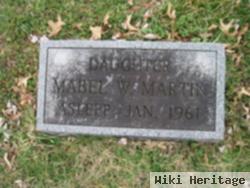 Mabel W Martin