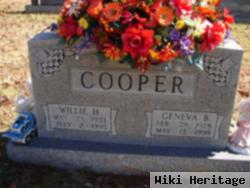 Willie H Cooper