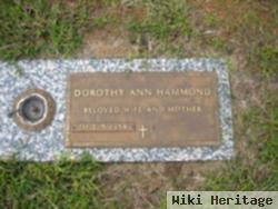 Dorothy Ann Sanders Hammond