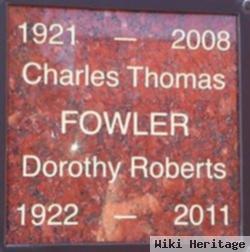Dr Charles Thomas "bubba" Fowler
