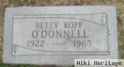 Betty Kopp O'donnell