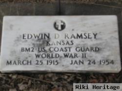 Edwin D Ramsey