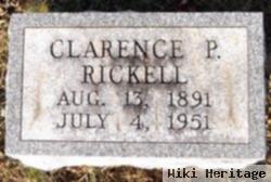 Clarence P Rickell