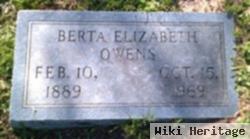 Berta Elizabeth Stringer Owens