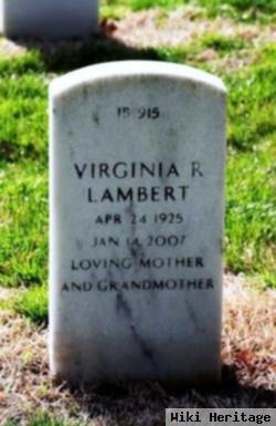 Virginia R Lambert