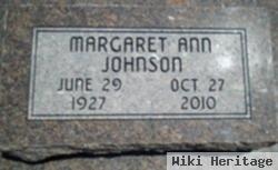 Margaret Ann Zupan Johnson