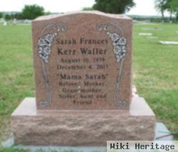 Sarah Frances Kerr Waller