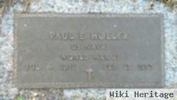 Paul E Holley