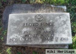 Pvt Lloyd Hinde