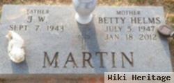 Betty Jane Helms Martin