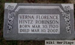 Verna Florence Hintz Robinson