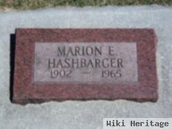 Marion E Hashbarger