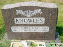 Harry L Knowles, Sr