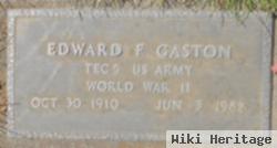 Edward F Gaston