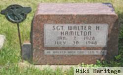 Sgt Walter H. Hamilton