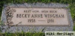 Becky Anne "mom Beck" Wingham