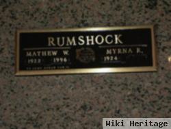 Mathew W. Rumshock