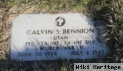 Pfc Calvin Samuel Bennion