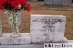 Esther Thacker Brown