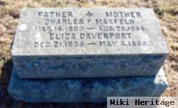 Elizabeth "eliza" Davenport Maxfeld