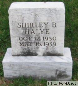 Shirley Beatrice Halye