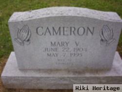 Mary V Bookwalter Cameron