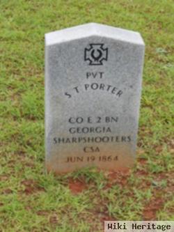 2Lt Stanton T. Porter