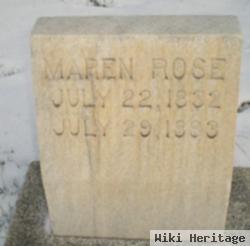 Maren Iversen Jensen Rose