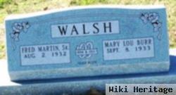 Fred Martin Walsh, Sr