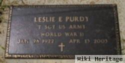 Leslie E. Purdy