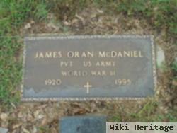 James Oran Mcdaniel