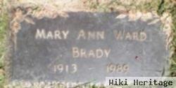 Mary Ann Ward Brady