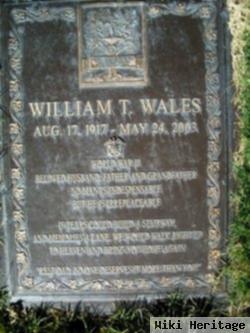 William T "dale" Wales