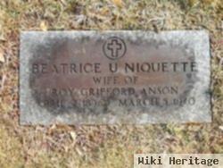 Beatrice U Niquette Anson