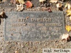Rita D Kieloch Welch