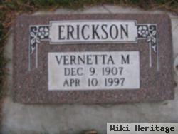 Vernetta Margaret Erickson