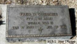 Pvt Fred D. Guemmer