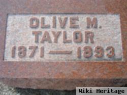 Olive M Taylor