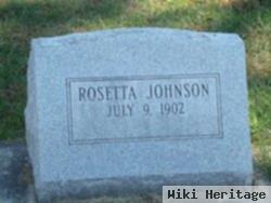 Rosetta Johnson