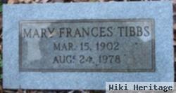 Mary Frances Tibbs